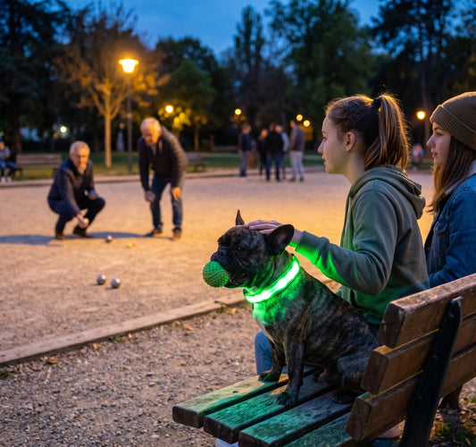 Collier lumineux chien Lumiled vert