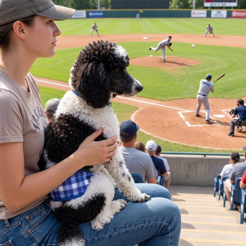 Couche pour chien au baseball