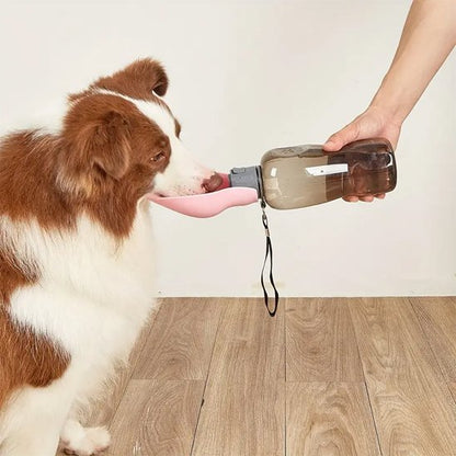 Gourde pour chien​ Chien qui boit