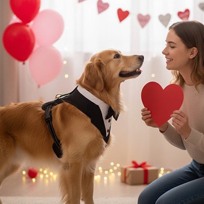 Harnais chien fête enfants