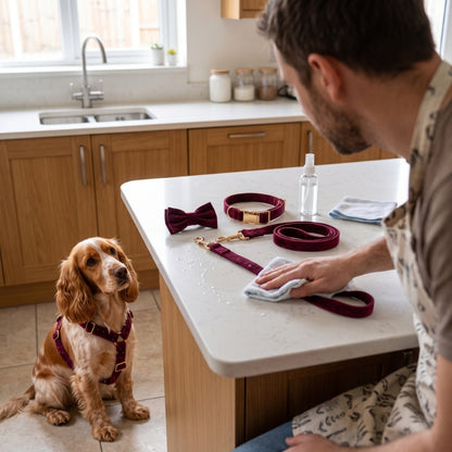 Harnais pour chien entretien du harnais à la maison avec un chien et ses accessoires