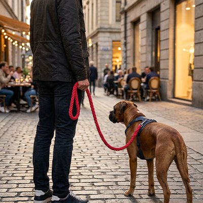 Laisse pour Chien aller centre-ville