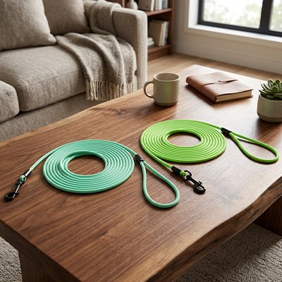 Laisse pour Chien couleur bleu et vert