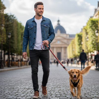 Laisse pour Chien deux couleurs