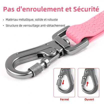 laisse pour chien imperméable antidérapante Crochet