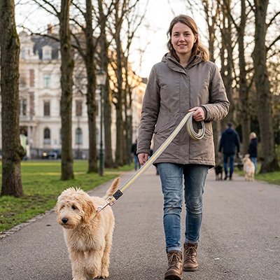 Laisse pour Chien laisse beige