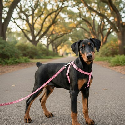 Laisse pour Chien laisse Rose