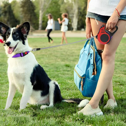 Laisse pour chien Rouge au parc