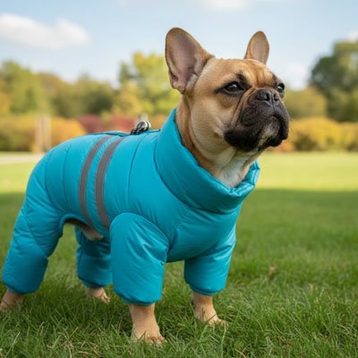 Manteau pour Chien bleu bouledogues