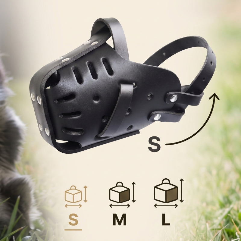 Muselière pour chien taille S modèle petit format