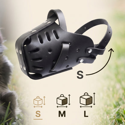 Muselière pour chien taille S modèle petit format